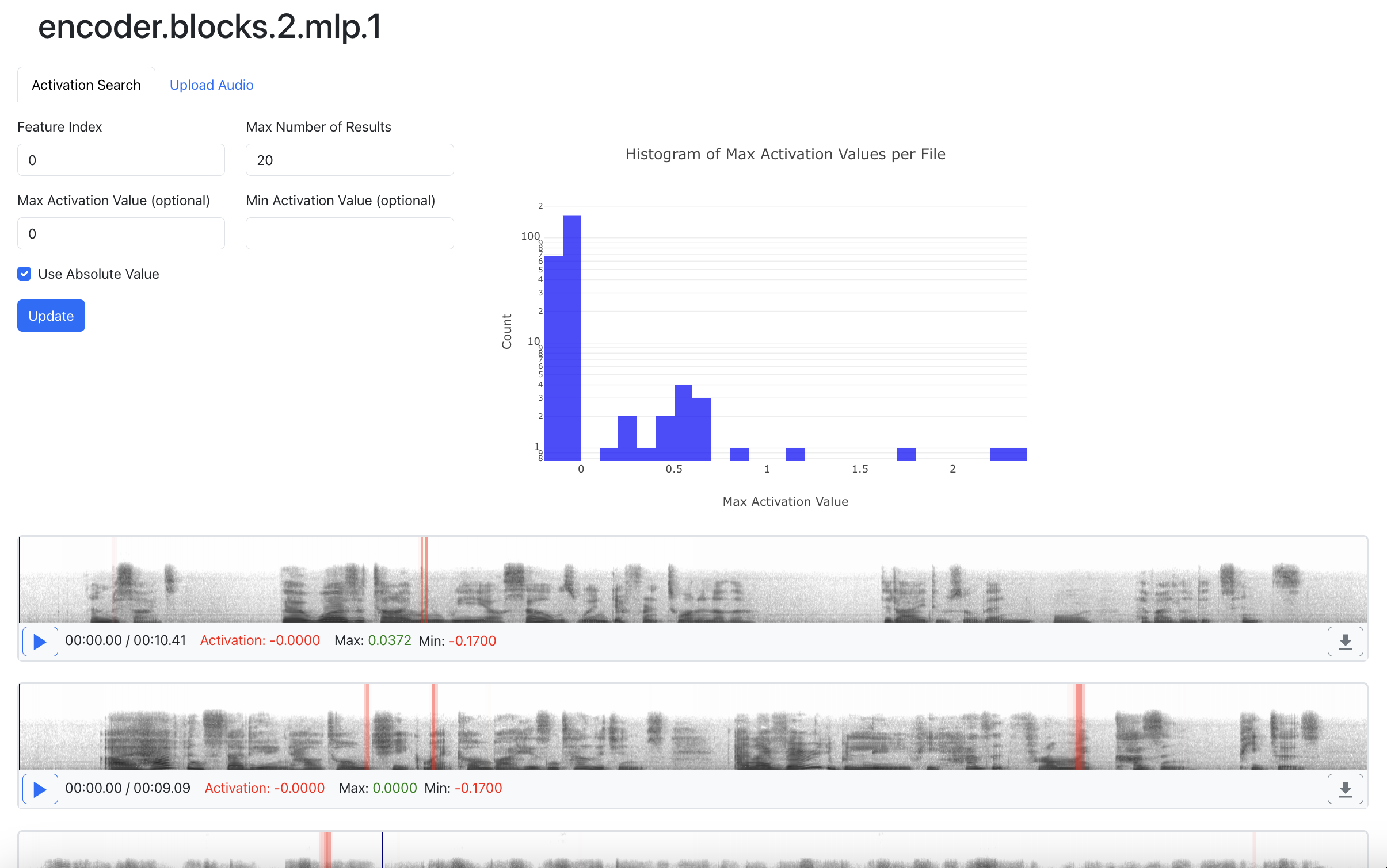a screenshot of the FREUD GUI
